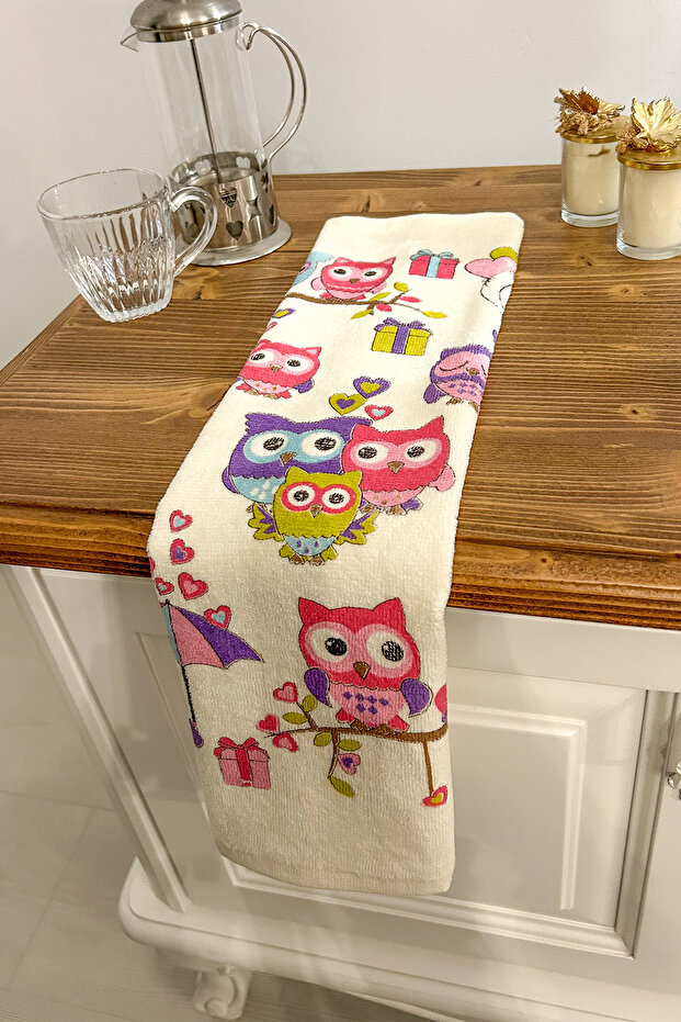 Printed Hand and Face Kitchen Towel