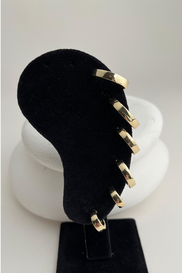 Üç Çift Halka Küpe Seti - 2