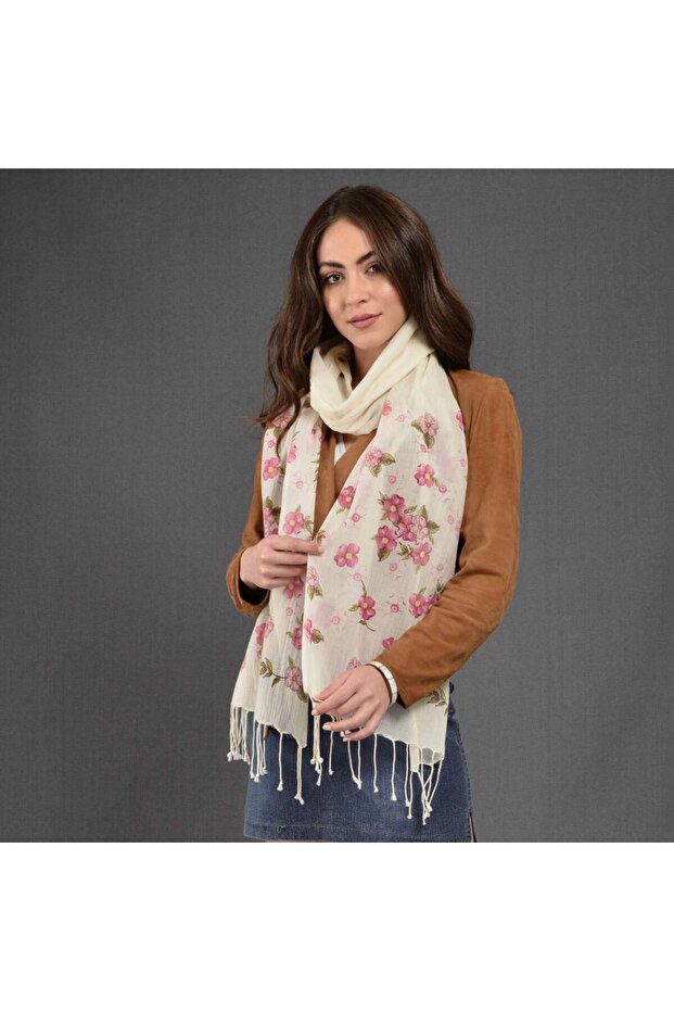 Elma Çiçeği Fular - 3