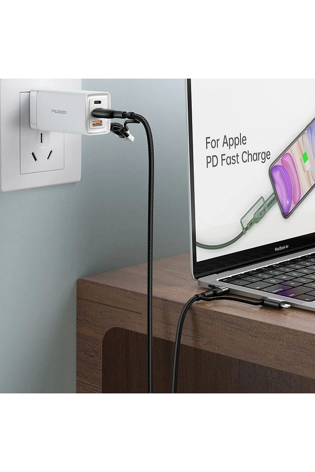 Ca- 8070 Çok Fonksiyonlu 4in1 Hızlı Şarj Ve Data Kablosu 1.2 Metre - 4