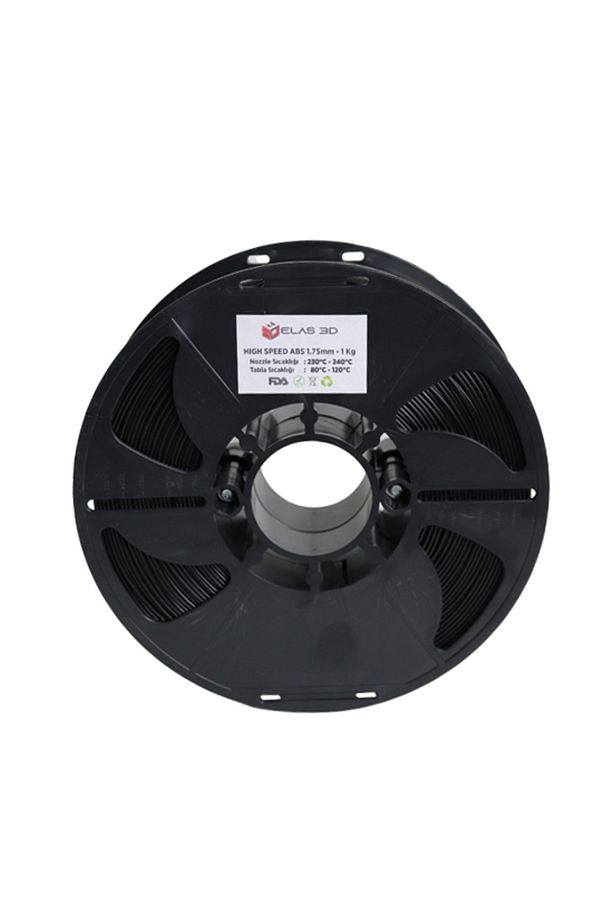 Elas Hyper Abs Filament Siyah 1.75 Mm 1kg - 1