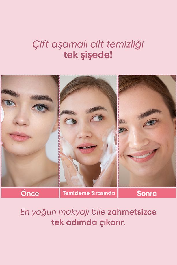 Effortless Glow Nemlendiren, Makyajı Kolay Arındıran Çift Aşamalı Yüz Temizleme Jeli 200ml - 4