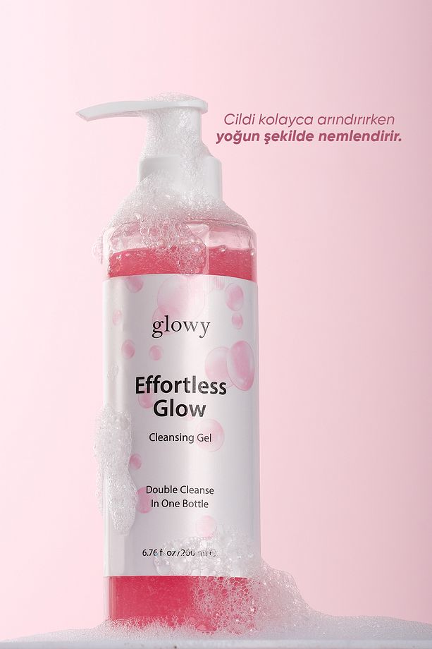 Effortless Glow Nemlendiren, Makyajı Kolay Arındıran Çift Aşamalı Yüz Temizleme Jeli 200ml - 3