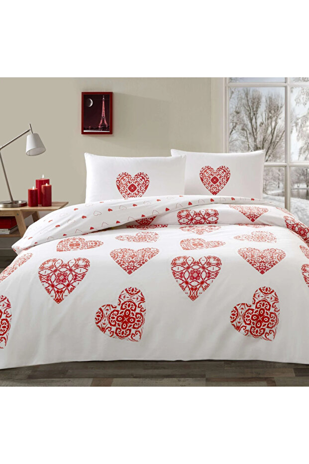 VALENTINE'S DAY SPECIAL CROWN DOUBLE PERSONAL Duvet Cover Set