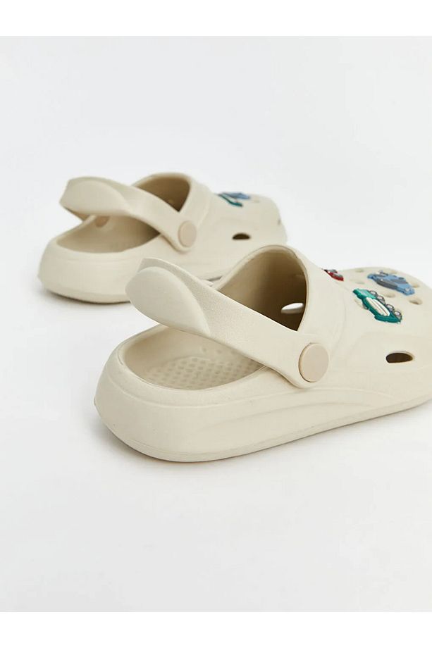 LCW STEPS Bej Baskılı Erkek Bebek Plaj Sandaleti - 5