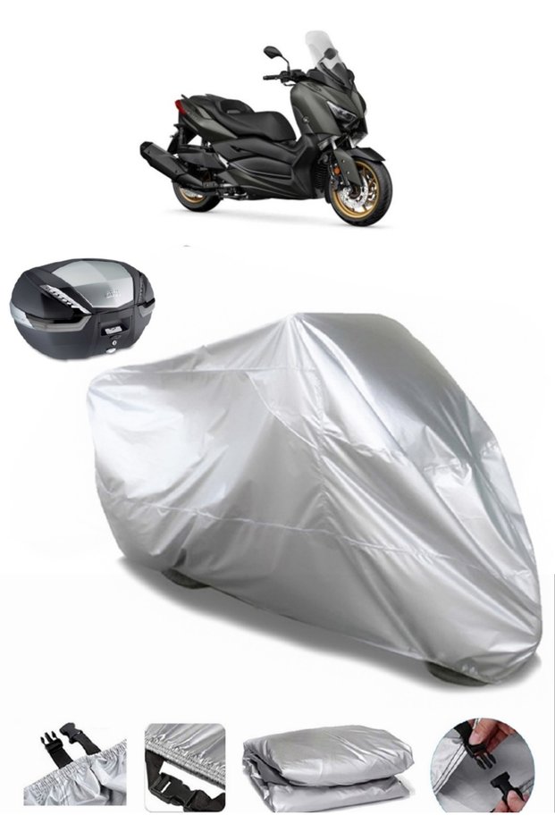 Yamaha X-Max 400 Tech Max Rear Bag Compatible Motorcycle Tarpaulin Luxury Quality Thick High Quality