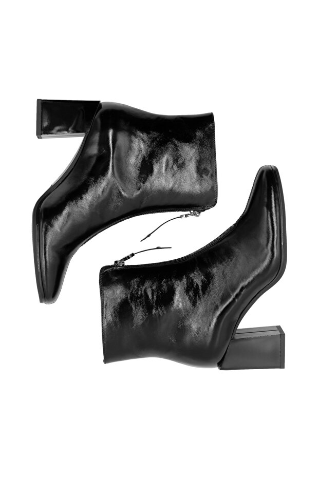 Leder Stiefelette - 5