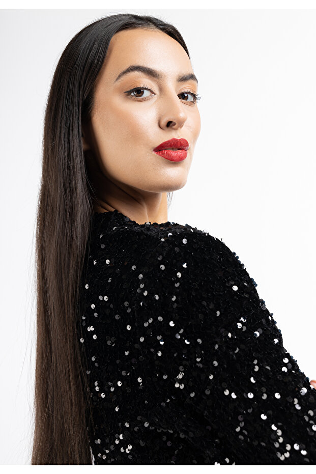 Pailletten Blazer - 5