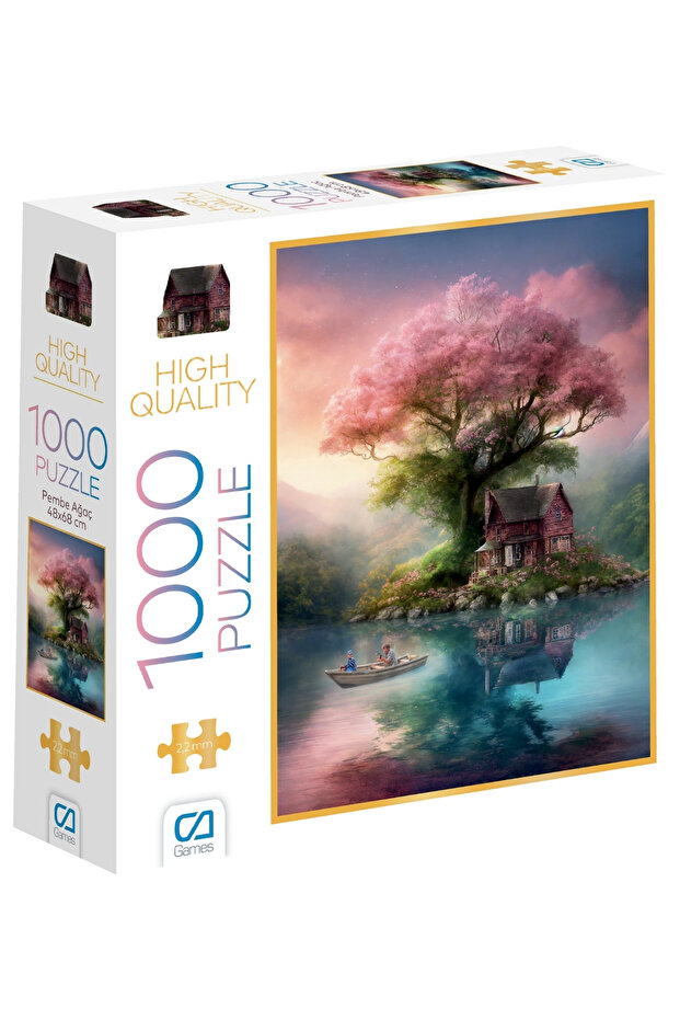 لغز هواية احترافي من Pink Tree 1000 قطعة - سماكة 2.2 مم مقاس 48 × 68 سم
