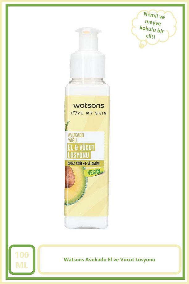 Avokado El ve Vücut Losyonu 100 ml - 1