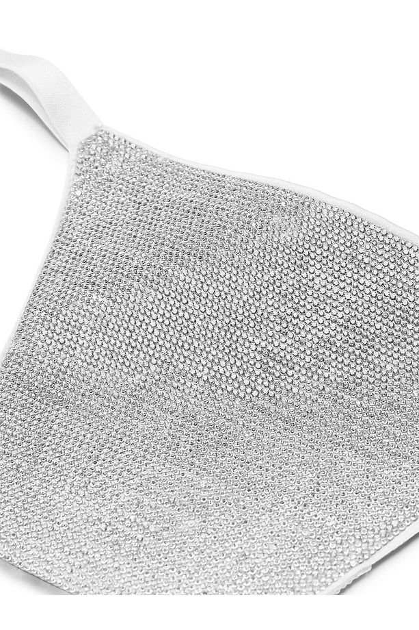 Işıltılı Üçgen Bralet Ve V-String Külot Takımı - 4
