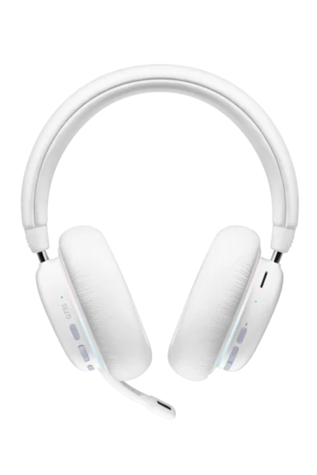 G Aurora G735 Lightspeed Wireless Illuminated White Gaming Headset - 981-001083 - 1