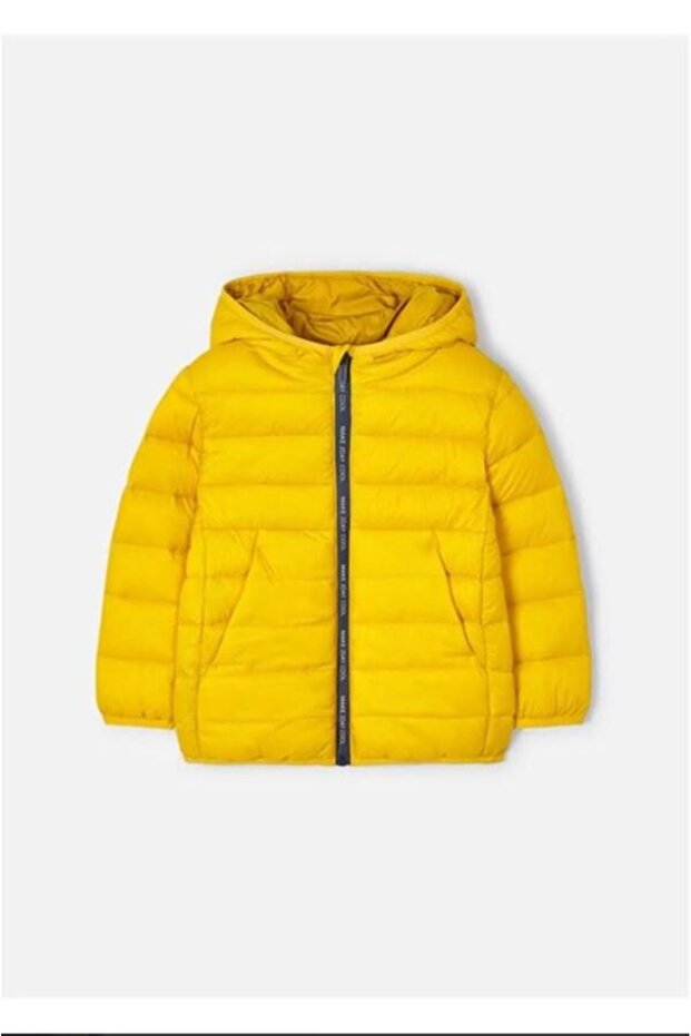 Erkek Çocuk Kapüşonlu Basic Mont 4437 - 2