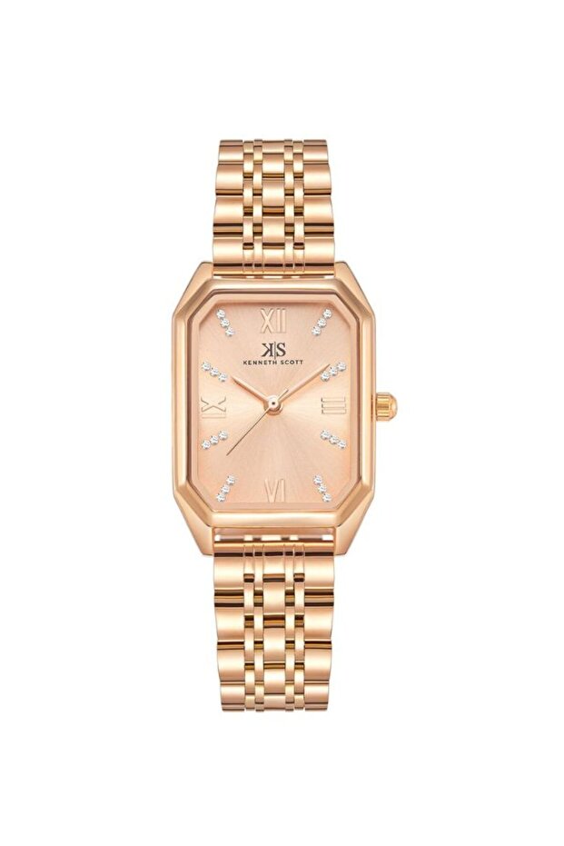 Kenneth Scott Women Analog Rose Gold Dial Watch - K23519-RBKK