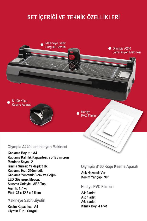A240 Laminasyon Makinesi Ve Giyotin Makinesi - 2