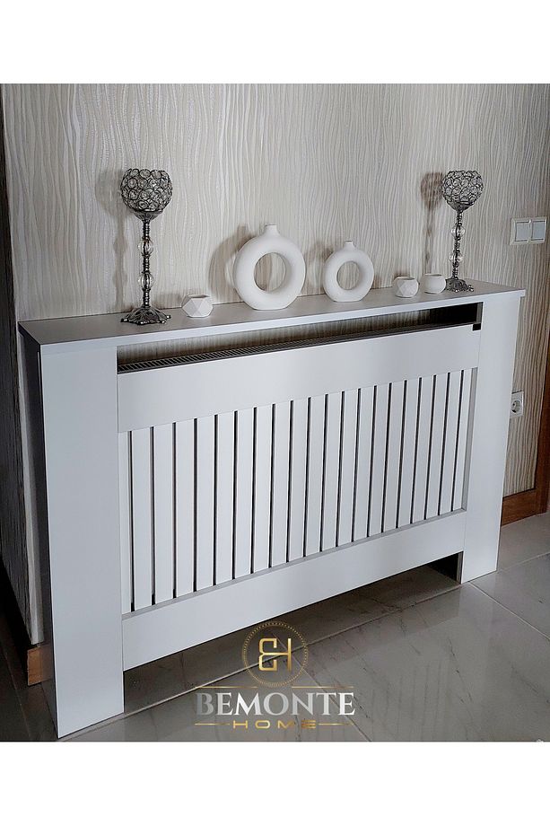 Bemonte Home Zebra Dubble Petek Kaplama, [120 cm] Kalorifer Kaplaması, Petek Önü Dresuar - 1