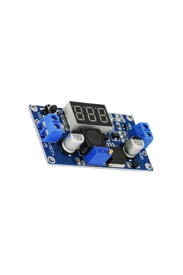 7 Segmentli Ayarlanabilir 3A Voltaj Regülatör Kartı - LM2596-ADJ - 1