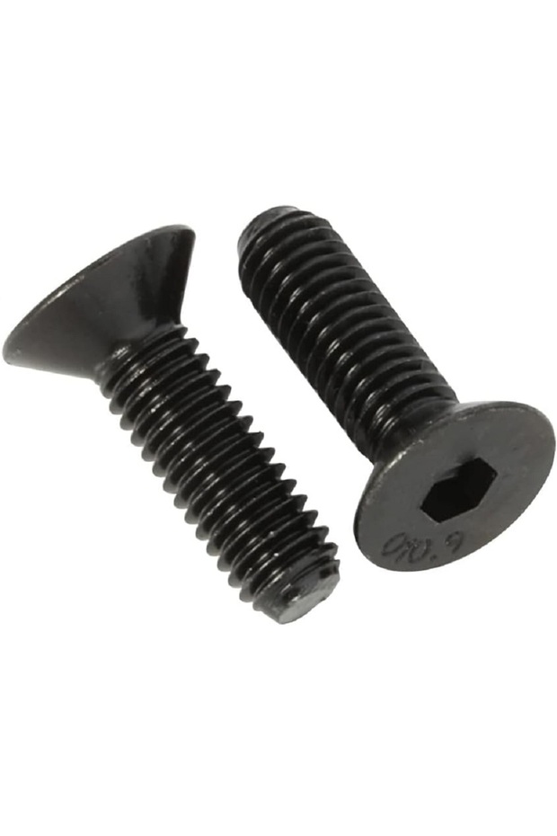 Havşa Başlı imbus Civata 10.9 Kalite Galvaniz Kaplama Siyah DIN 7991 M4x10 mm 20 Adet - 3