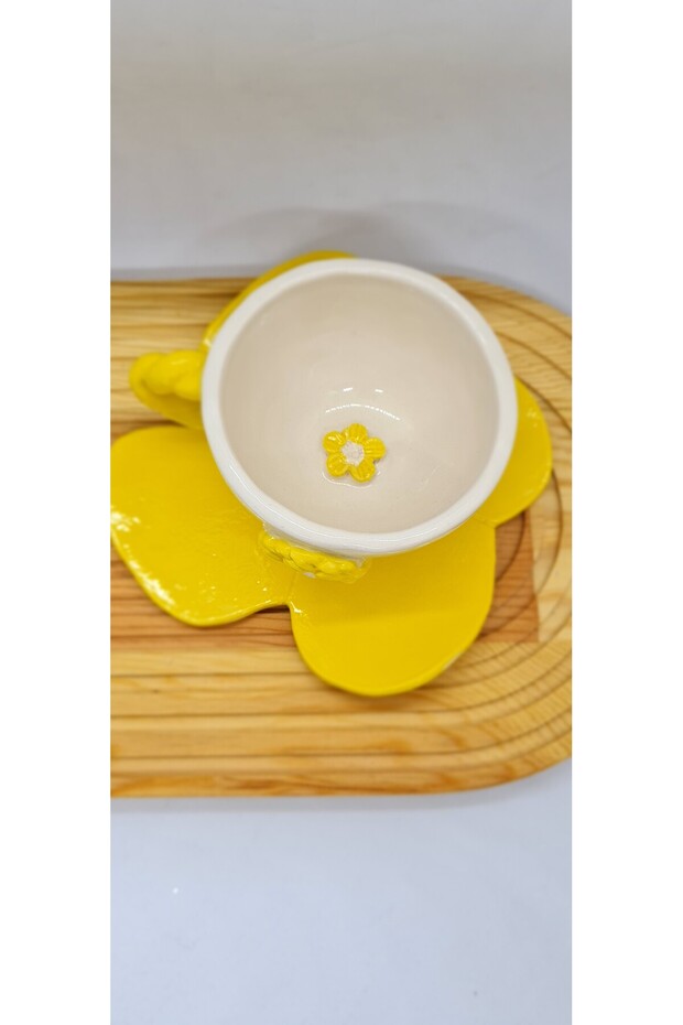 Daisy Cup Handmade Ceramic - 4