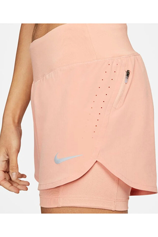 Eclipse 2in1 Kadın Somon Şort stilim spor - 1