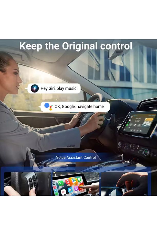 Ottomotion Play2video Kablosuz Carplay, Android Auto, Netflix Youtube Adaptör Ai Box - 7
