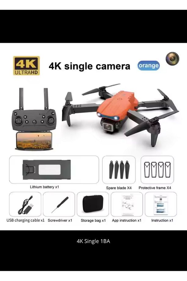 Engel Sensörlü Fpv Android Ios Uyumlu Katlanabilir Taşıma Çantalı Kameralı Drone (2 Bataryalı Set) - 3