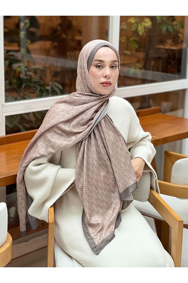 Mk desen Pamuk Şal - 1