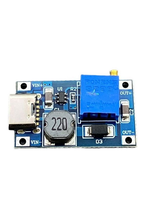 MT3608 2A DC-DC Voltaj Yükseltici Type C Soketli - 1