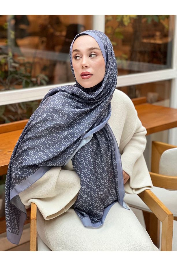 Mk desen Pamuk Şal - 1