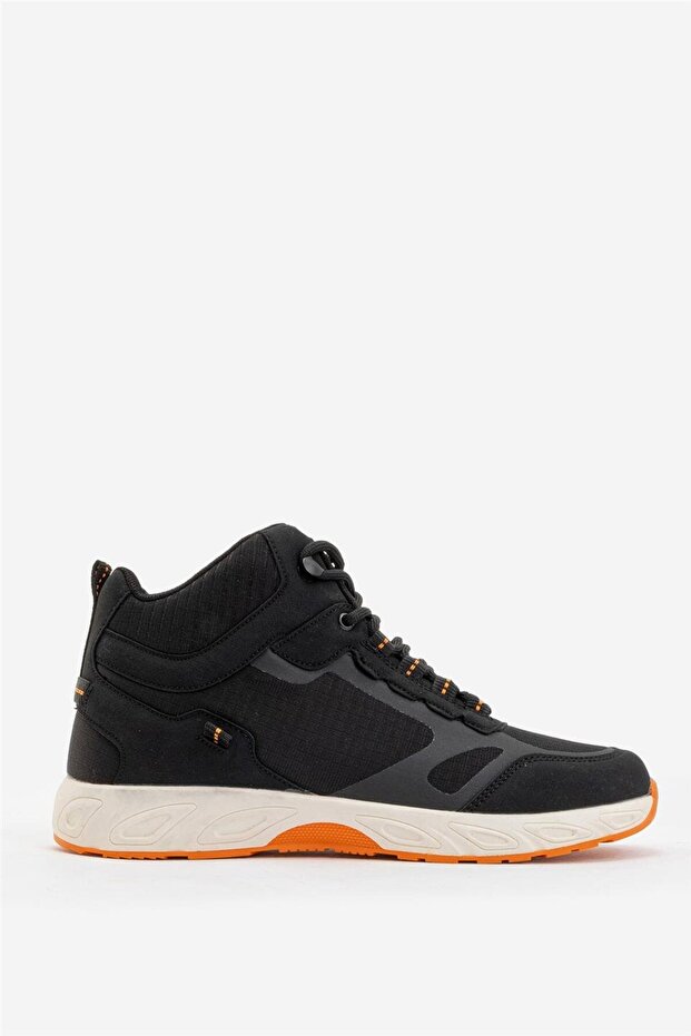 Water Repellent Outdoor Men's Boots BLACK - ORANGE