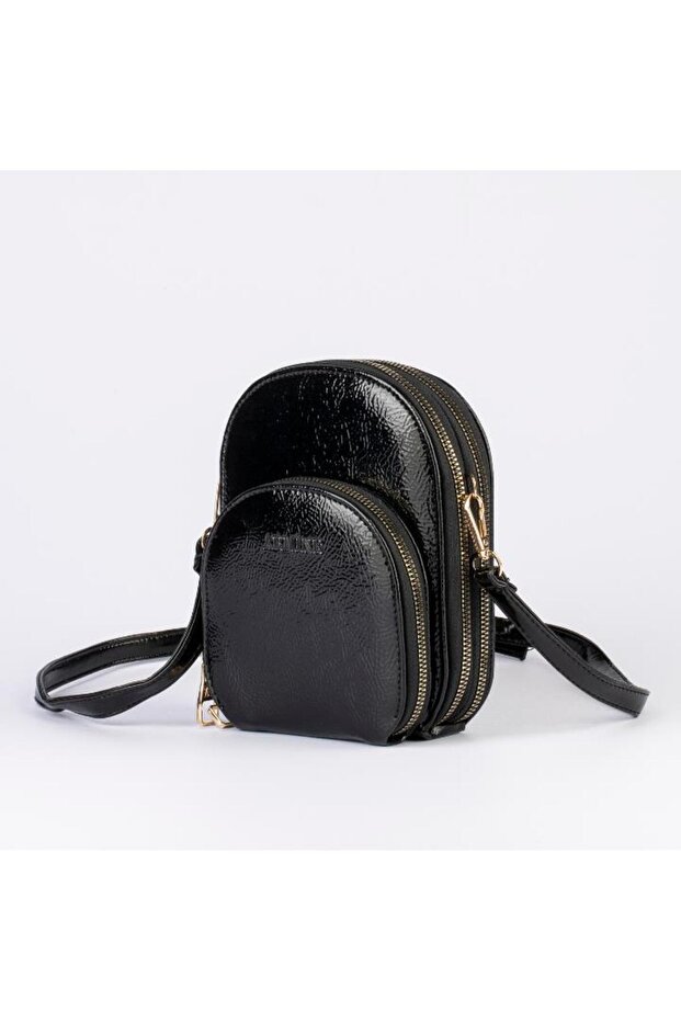 Black Patent Leather 384 Women's Bag