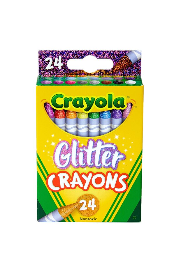 Crayons Glitter Pack of 24