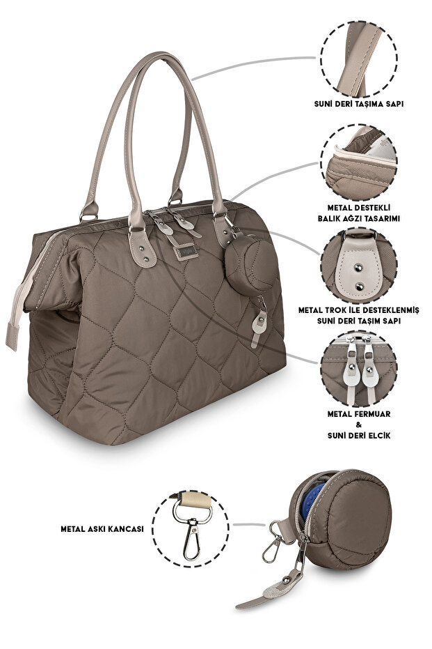 Millennium X Pro Vizon Takım Kadın Bebek Bakım Sırt Ve Omuz Çantası - 3