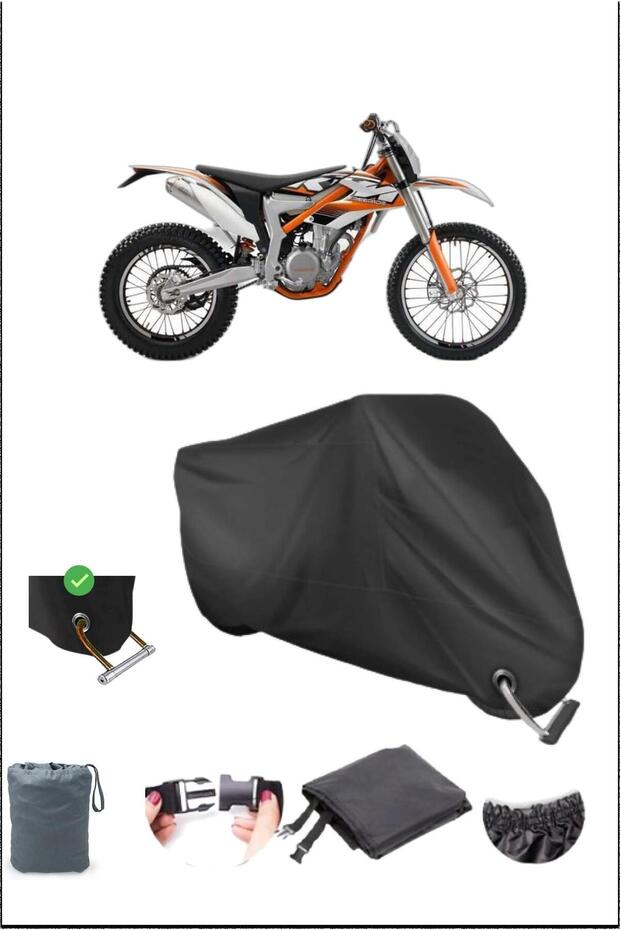 قماش القنب الأسود KTM 350 Freeride المتين المتوافق مع القماش المشمع المقاوم للماء للدراجات النارية