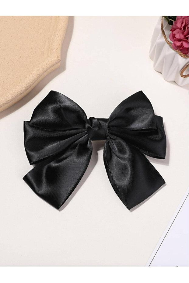 Double Layer Satin Automatic Bow Buckle - 3