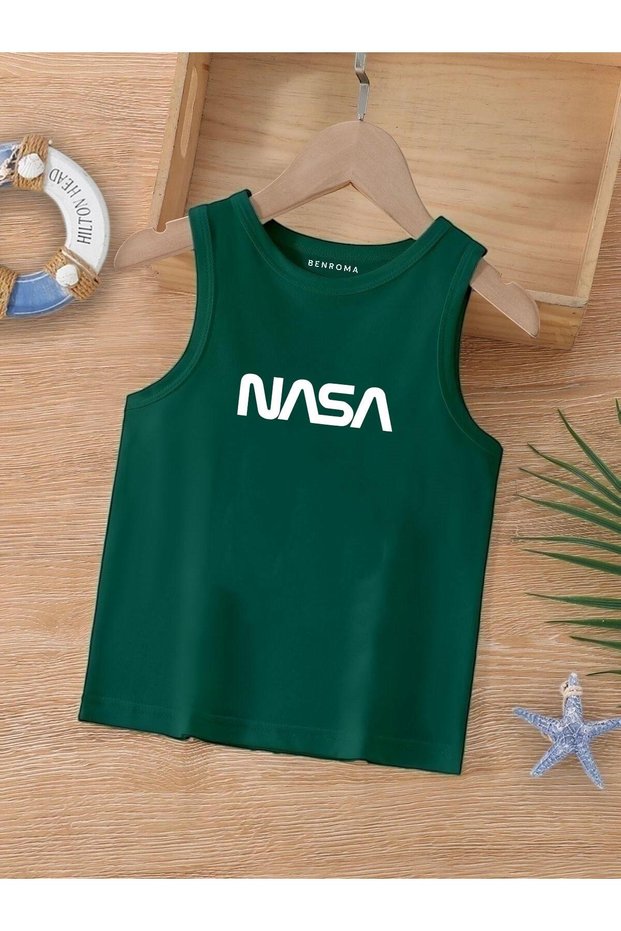 Cartoon Character Printed Sleeveless Children's T-Shirt