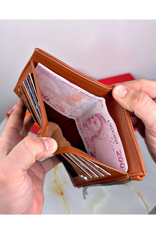 Kadın El Cüzdanı Yumuşak Deri - 4