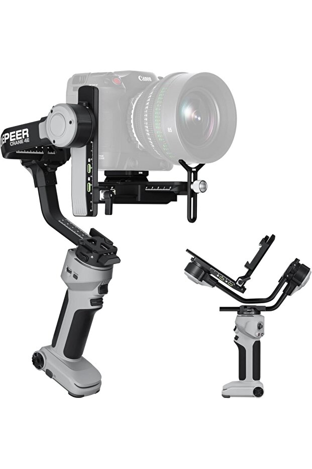 مثبت الكاميرا CINEPEER CRANE 4E لكاميرات DSLR والكاميرات عديمة المرآة
