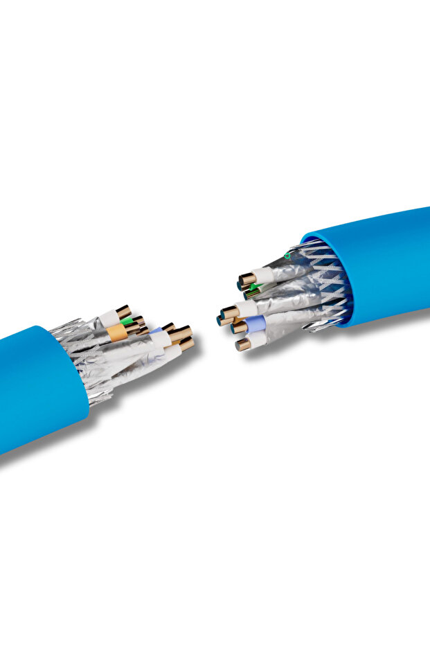 Mavi Cat8 S/ftp Ethernet Network Kablosu 5 m - 3