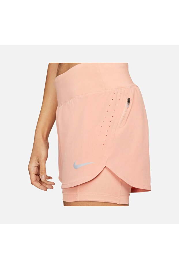 Dri Fit Eclipse 2-in-1 Running Kadın  Taytlı Pembe Koşu Şort Cz9540-824 - 4
