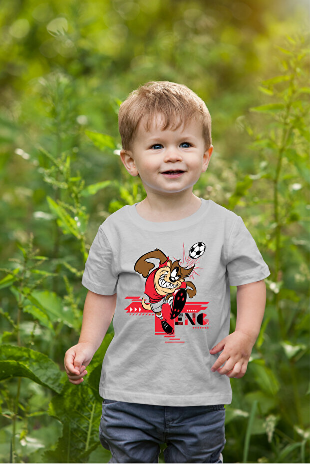 Tasmanian Devil Printed Children's Oversize T-Shirt