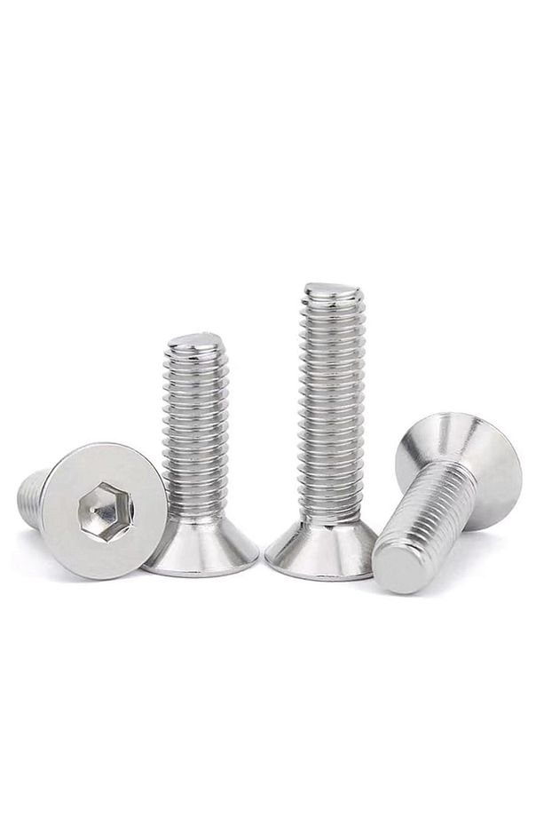 Havşa Başlı inox imbus 10.9 DIN 7991 A2 Paslanmaz Çelik Civata M4x20 mm 20 Adet - 5