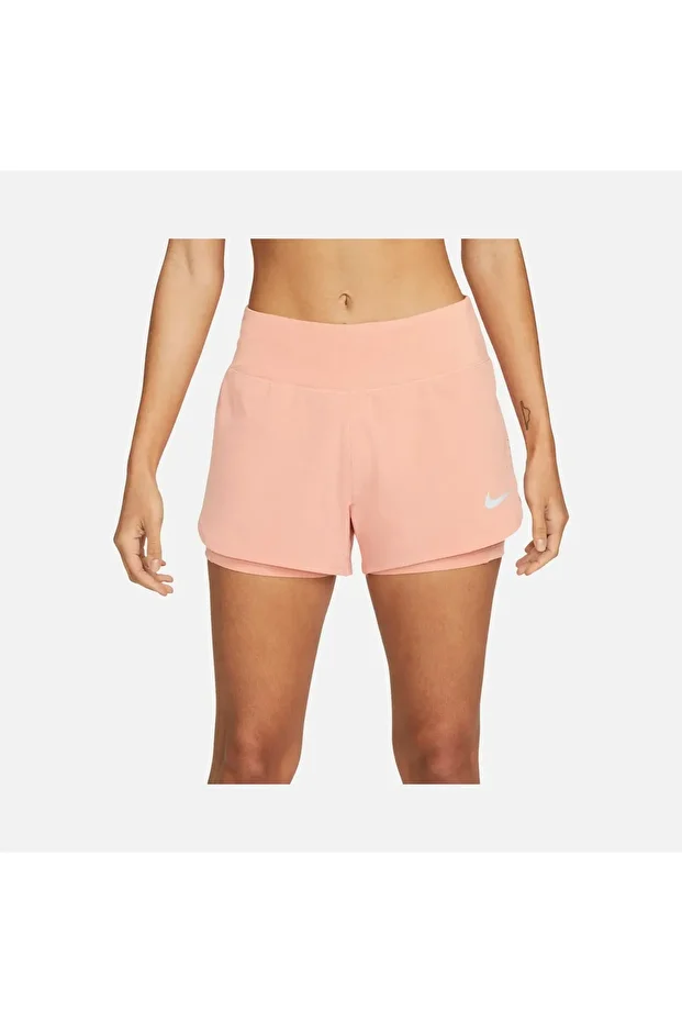 Dri Fit Eclipse 2-in-1 Running Kadın  Taytlı Pembe Koşu Şort Cz9540-824 - 1