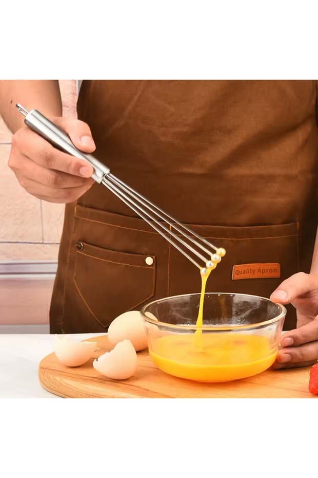 الجيل الجديد من مضرب كعكة البيض المقاوم للصدأ القابل للتعديل - 1