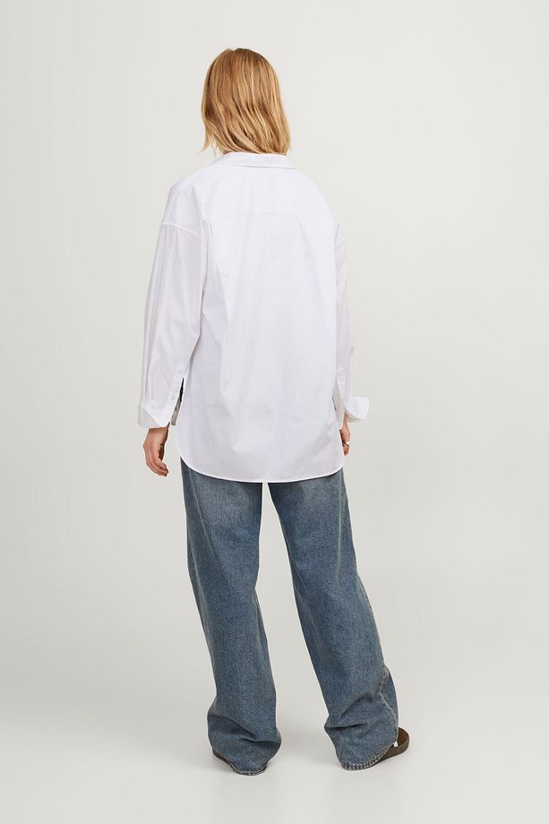Kadın Basic Oversize Poplin Gömlek - Jamie - 8