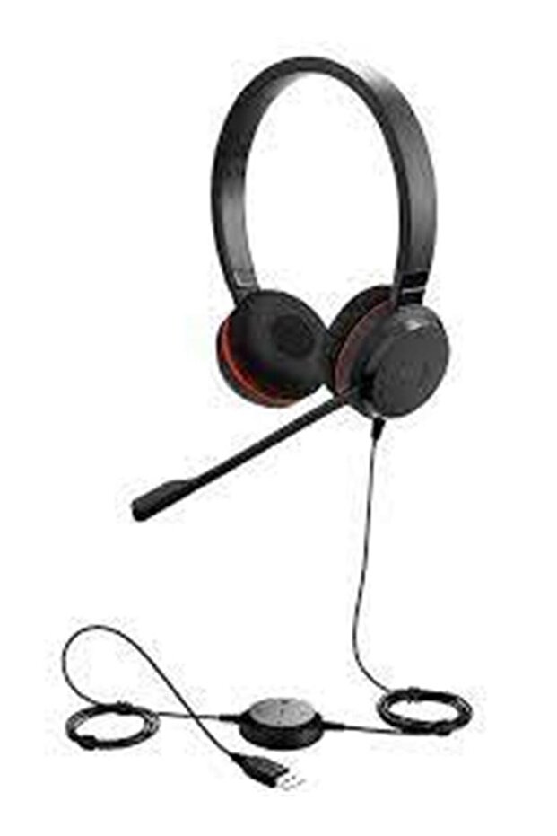 Jabra Evolve 30 II Duo USB Nc سماعة رأس ميكروفون مزدوج الجانب