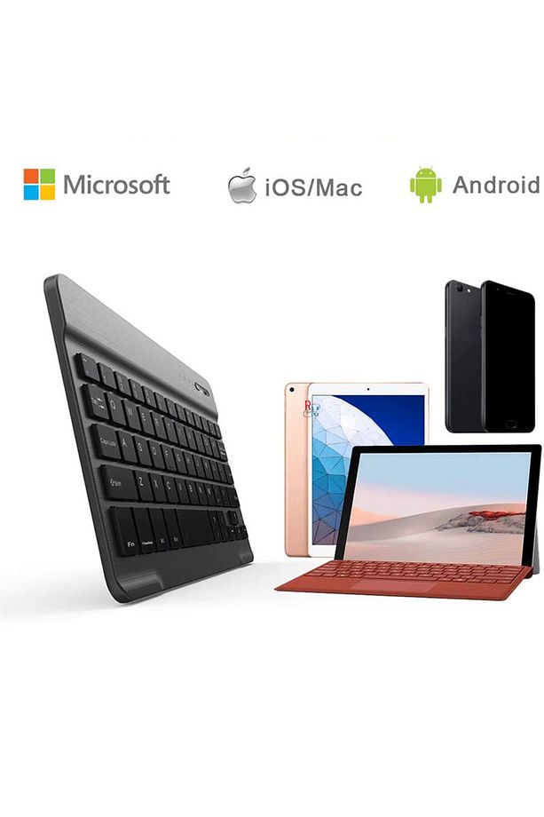 Samsung Galaxy Tab S9 FE Plus X610 12.4 '' İle Uyumlu Bluetooth Özellikli Klavye Mouse Set - 3