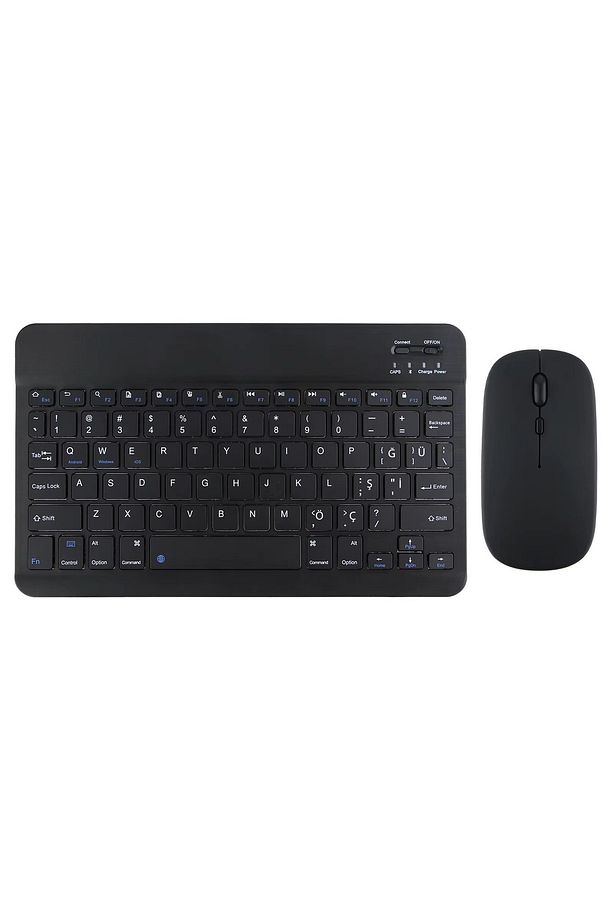 Samsung Galaxy Tab S9 FE Plus X610 12.4 '' İle Uyumlu Bluetooth Özellikli Klavye Mouse Set - 1