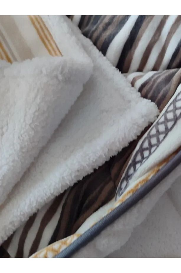 Comforter Yorgan Set Tek Kişilik Luca Sarı (İÇ ELYAFI KREM) - 3