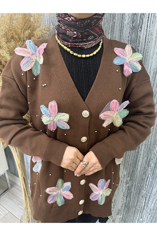 Çiçekli hırka - 2